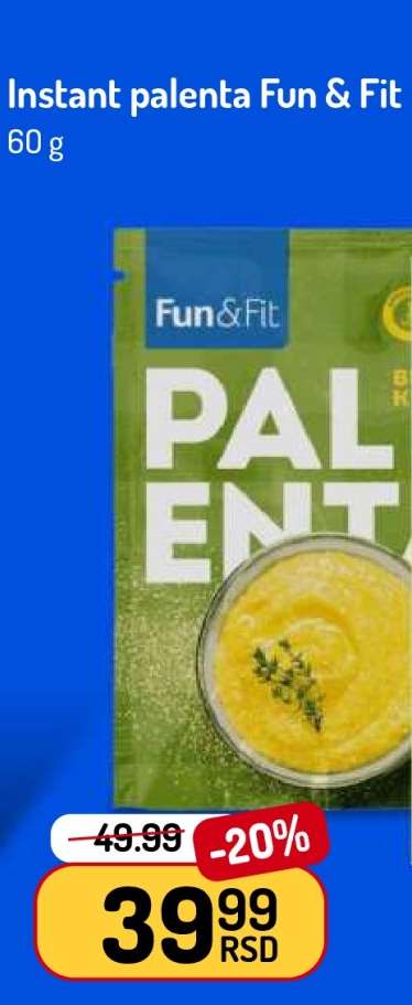 Instant palenta Fun & Fit
