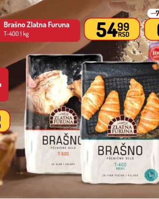 Brašno Zlatna Furuna T-400 1 kg