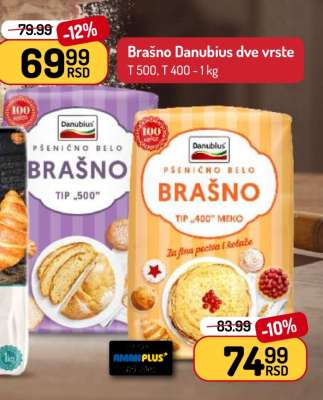 Brašno Danubius dve vrste