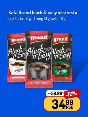 Kafa Grand black & easy više vrsta