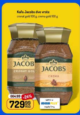 Kafa Jacobs dve vrste