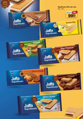 Napolitanke Jaffa více druhů