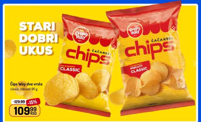 Čips Way dve vrste