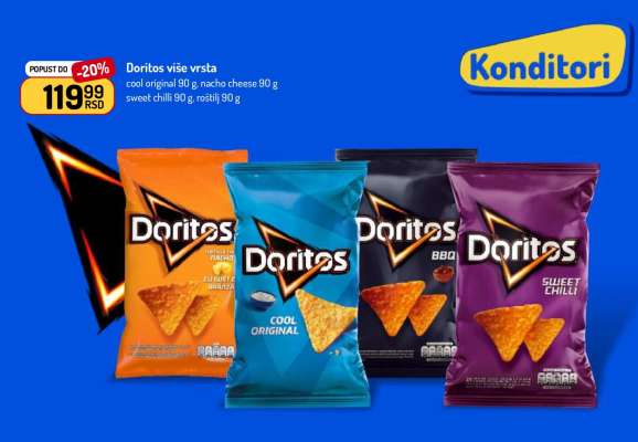 Doritos više vrsta