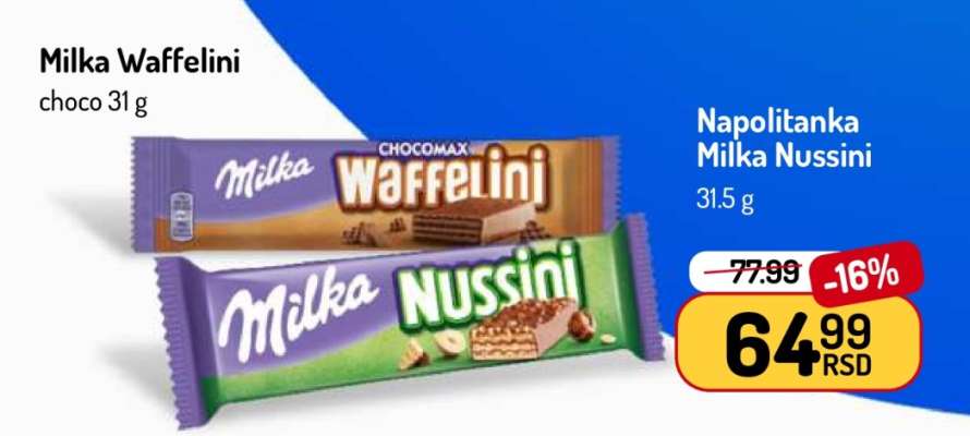 Napolitanka Milka Nussini