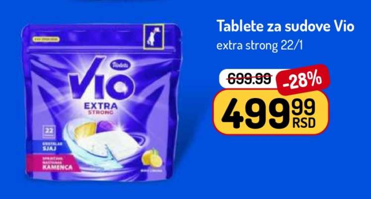 Tablete za sudove Vio