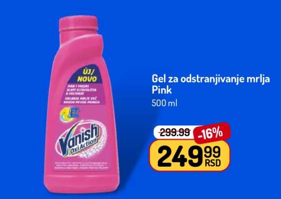 Gel za odstranjivanje mrlja Pink