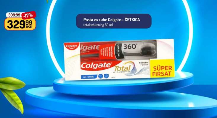 Pasta za zube Colgate + ČETKICA