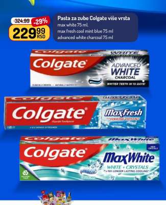 Pasta za zube Colgate više vrsta