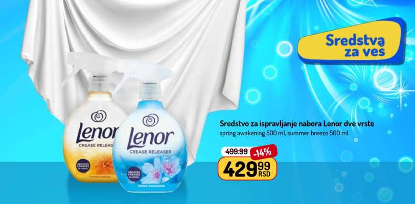 Sredstvo za ispravljanje nabora Lenor