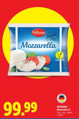 Milbona Mozzarella sýr