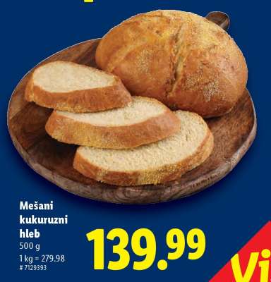 Mešani kukuruzni hleb