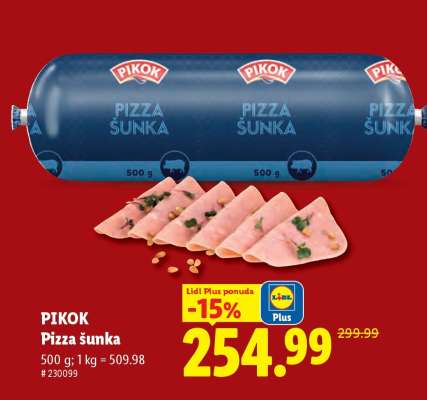 Pikok Pizza šunka