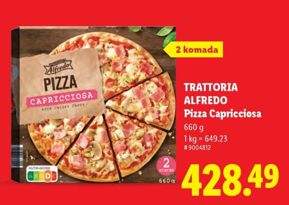 Trattoria Alfredo Pizza Capricciosa