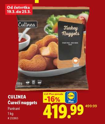 Culinea Ćureći nuggets