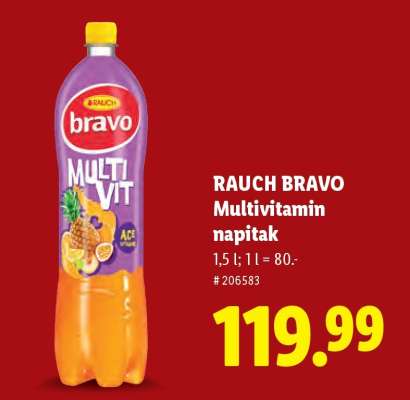 RAUCH BRAVO Multivitamin napitak