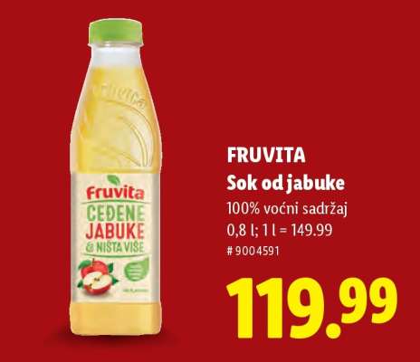 Fruvita Sok od jabuke