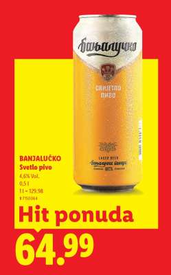 Banjalučko Svetlo pivo