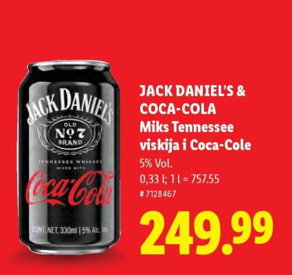 JACK DANIEL'S & COCA-COLA