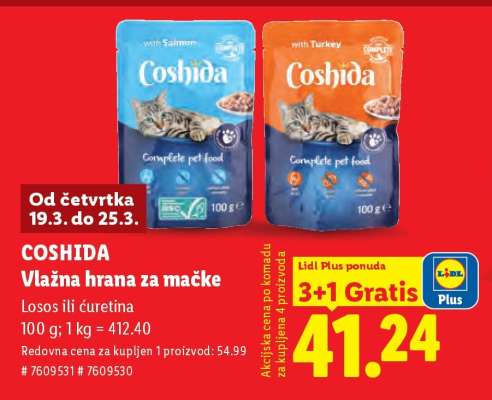 Coshida Vlažna hrana za mačke