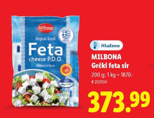 Milbona Grčki feta sir