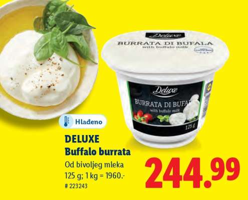 Deluxe Buffalo burrata