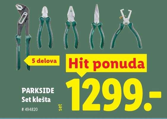 Parkside Set klešta