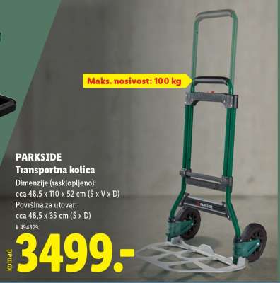 Parkside Transportna kolica