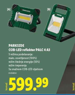 PARKSIDE COB-LED reflektor PALC 4 A3