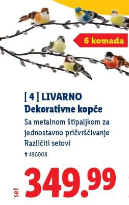 LIVARNO Dekorativne kopče