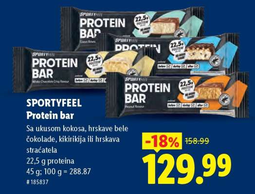 SPORTYFEEL Protein bar