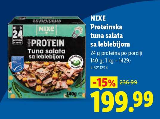 Nixe Proteinska tuna salata sa leblebijom