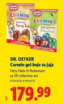 DR. OETKER Carmin gel boje za jaja