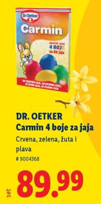DR. OETKER Carmin 4 boje za jaja