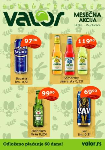 Valor katalog - 16.03.2026 - 15.04.2026.