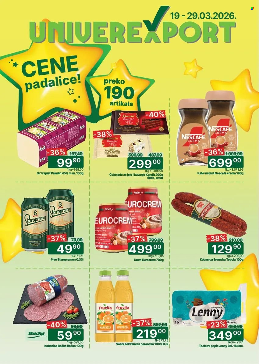 Univerexport katalog - 19.03.2026 - 29.03.2026. Stranica 1