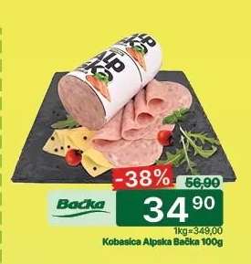 Kobasica Alpska Bačka 100g