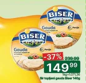 Sir topljeni gauda Biser 140g