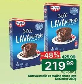 Gotova smeša za mafine choco lava Dr.Oetker 260g