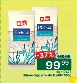 Pirinač dugo zrno ABC Fun&Fit 500g