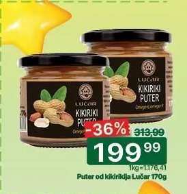 Puter od kikirikija Lucar 170g