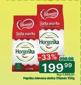 Paprika mlevena slatka Vitamin 100g