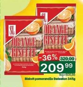Biskvit pomorandža Swisslion 345g