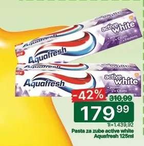 Pasta za zube active white Aquafresh 125ml