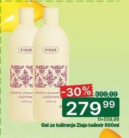 Gel za tuširanje Ziaja kašmir 500ml