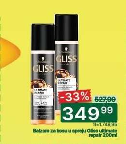 Balzam za kosu u spreju Gliss ultimate repair 200ml