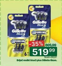 Gillette Blue3 Plus
