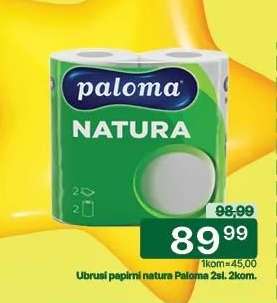 Ubrusi papirni natura Paloma 2sl. 2kom.