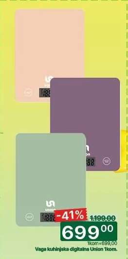 Vaga kuhinjska digitalna Union 1kom.