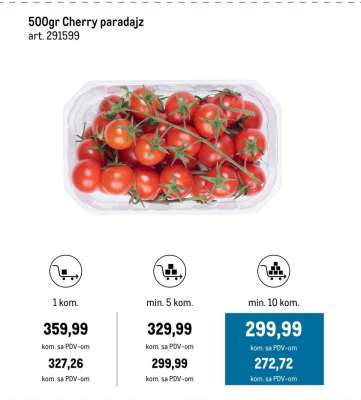 500gr cherry paradajz
